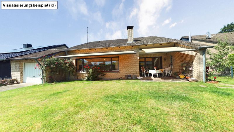 Wohnen mit Charme – Gepflegter Satteldachbungalow in ruhiger Sackgassenlage mit großzügigem Gart
